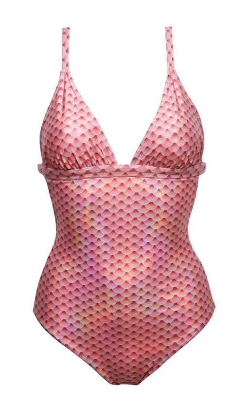 MI OLA SURF One-Piece Rose' All Day Mermaidin' / XS Lorelei Maillot